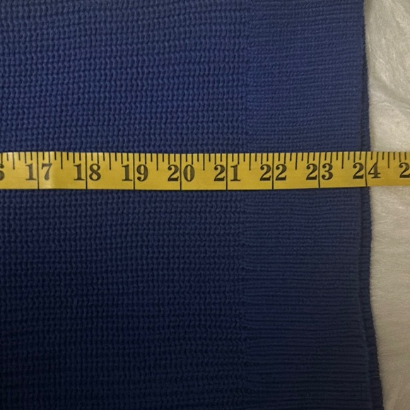 Lauren Ralph Lauren Women’s Blue Sweater with Gold Buttons Size Medium - Picture 6 of 7